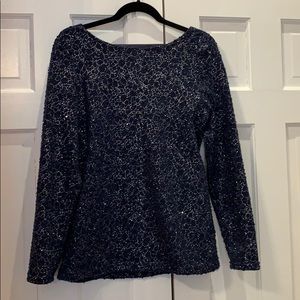 Jennifer Lopez sparkling sweater